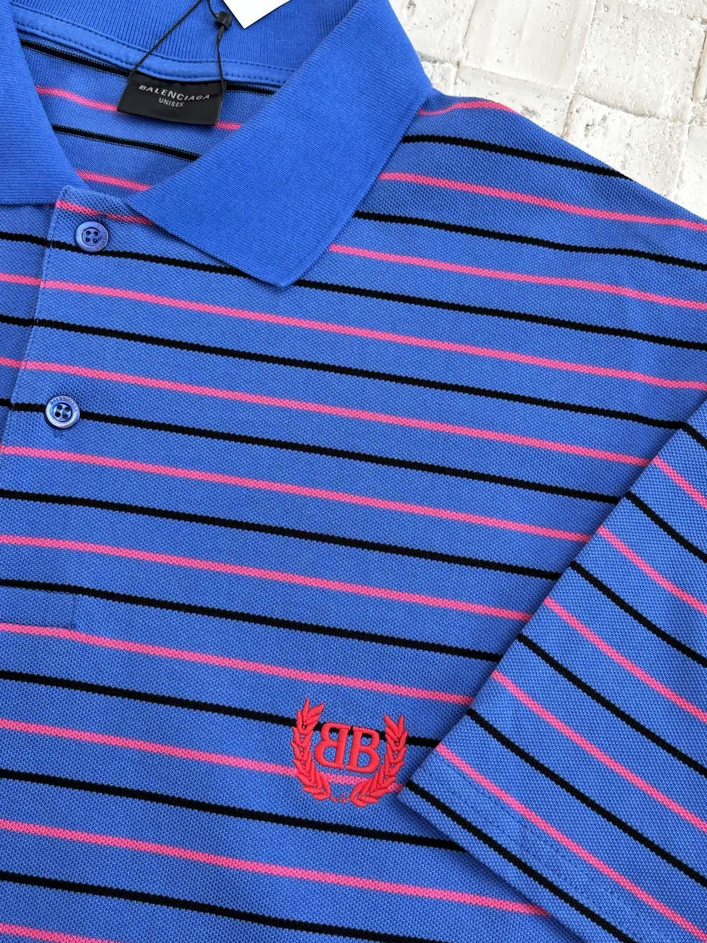 &wg.luxury- 218593i16 polo Cotton embroidery oversize 2colour item:E-F363F1024-2